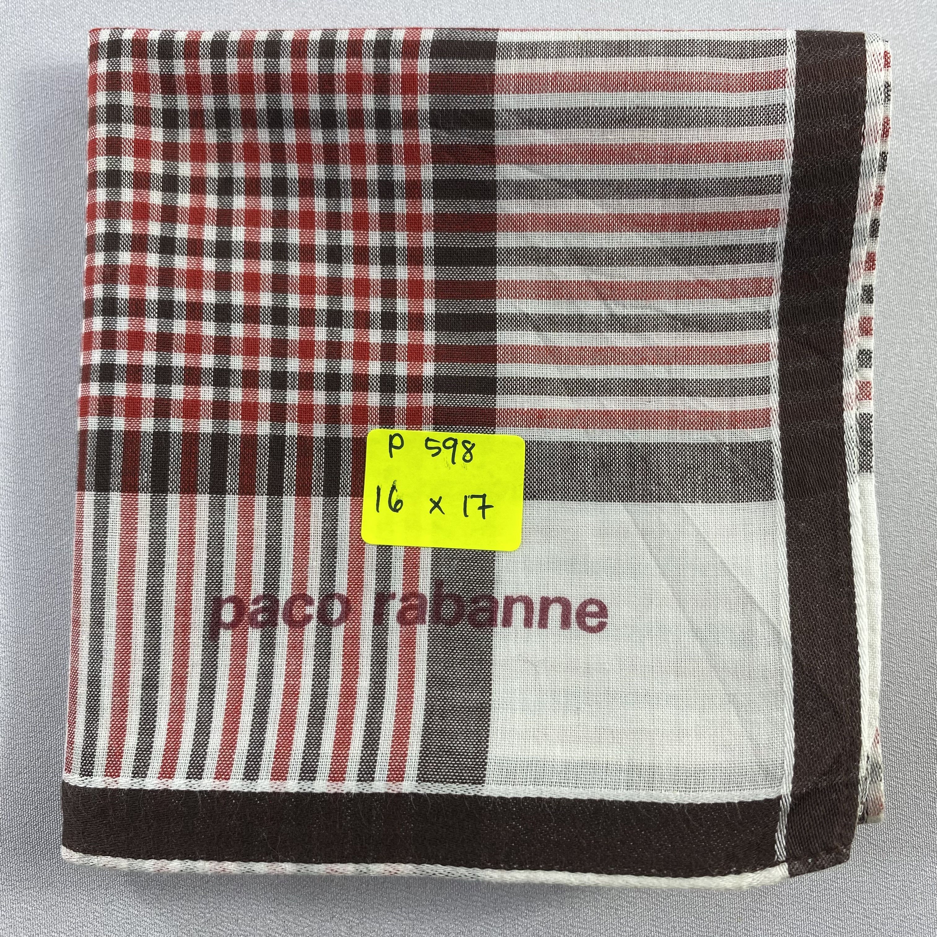 Vintage Paco Rabanne Handkerchief / Neckerchief / Bandana-P598 Size ONE SIZE - 5 Thumbnail