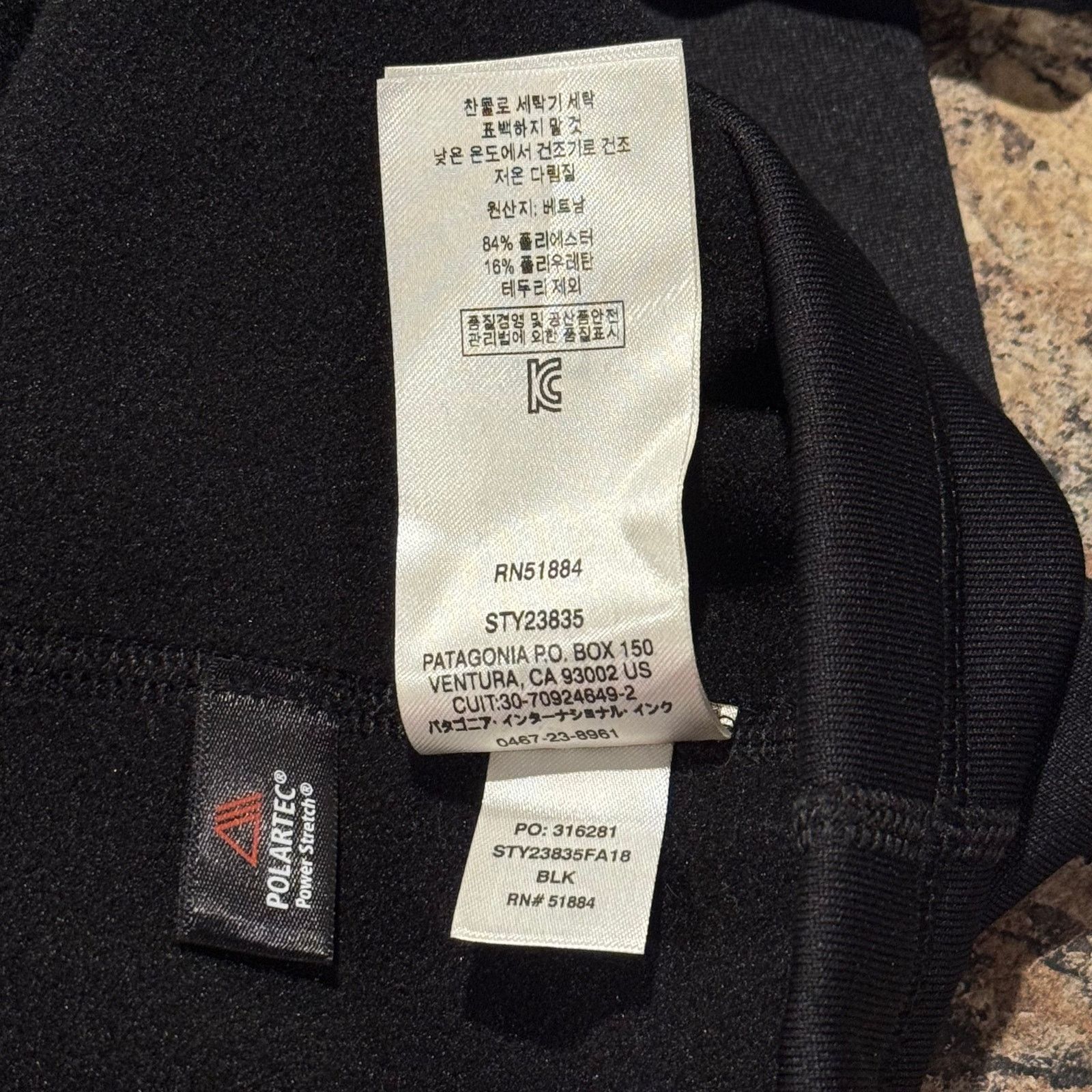 Patagonia Patagonia Crosstrek 1/4 Zip Pullover Black Polartec M Hiking Size M / US 6-8 / IT 42-44 - 6 Thumbnail