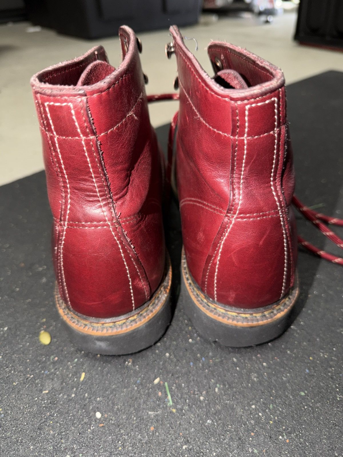 Wolverine Oxblood - vintage 1000 mile bloot Size US 9.5 / EU 42-43 - 2 Thumbnail