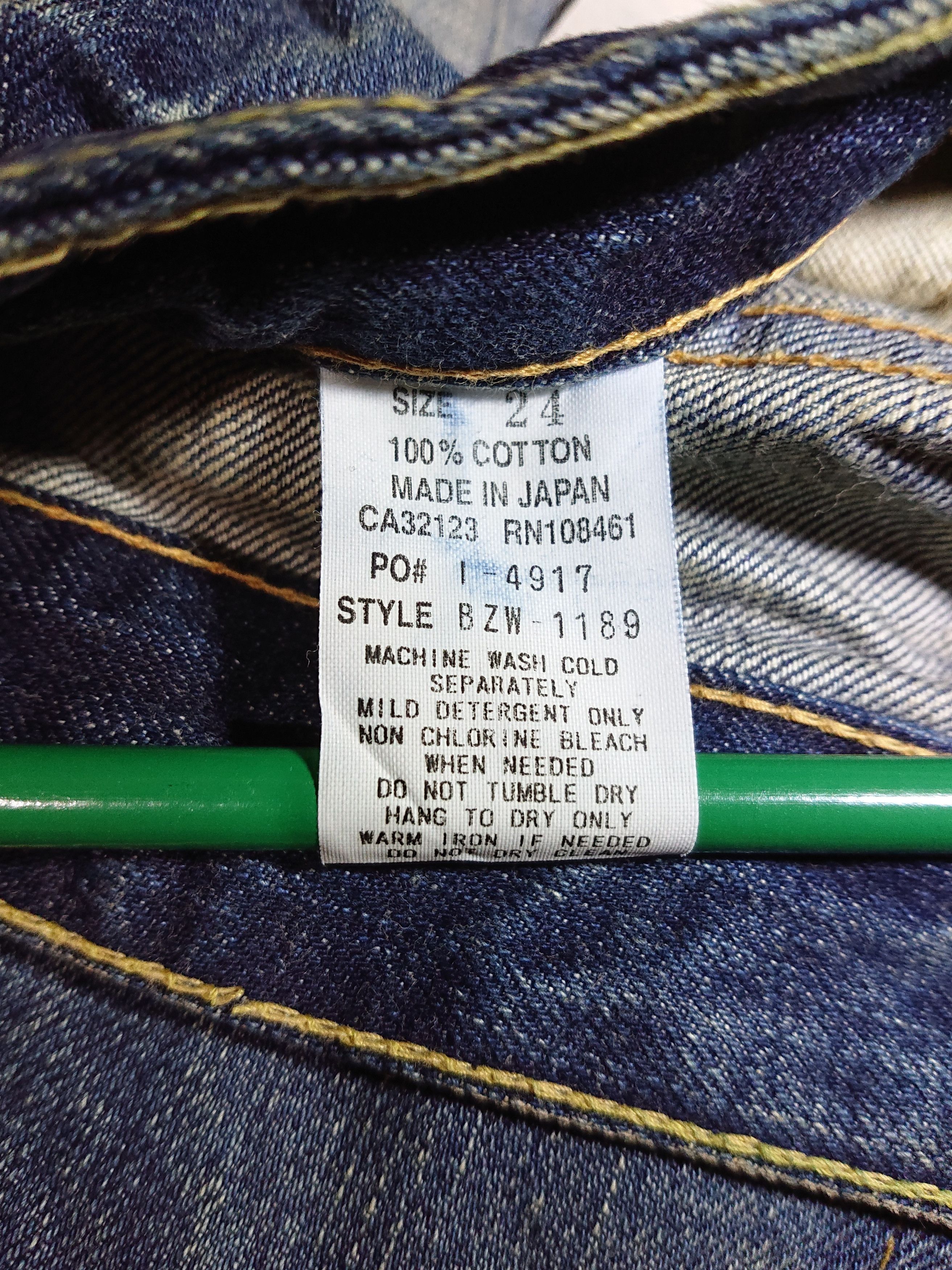 Japanese Brand Zen jeans Size 24" / US 00 / IT 34 - 6 Thumbnail