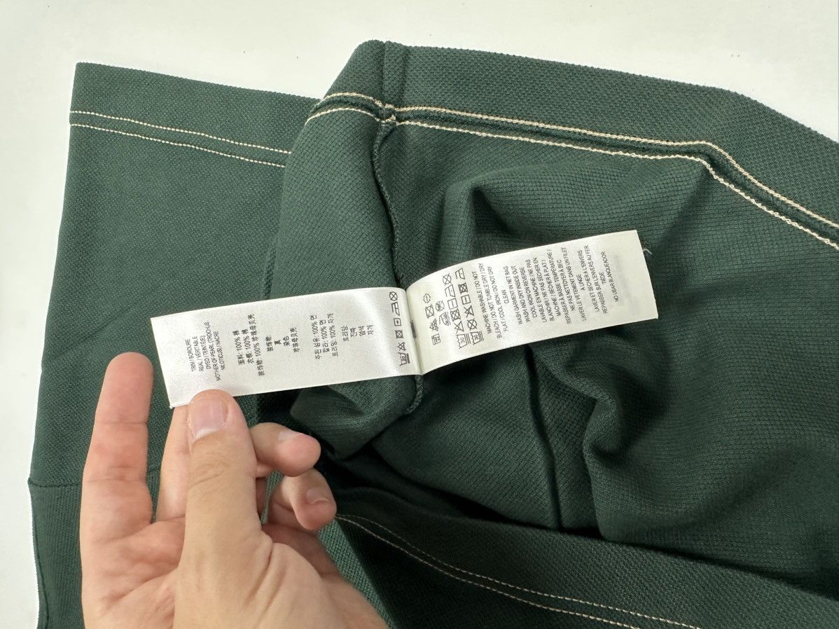 Burberry BURBERRY GREEN Polo Shirt with Embroidered Hem Size US M / EU 48-50 / 2 - 7 Thumbnail
