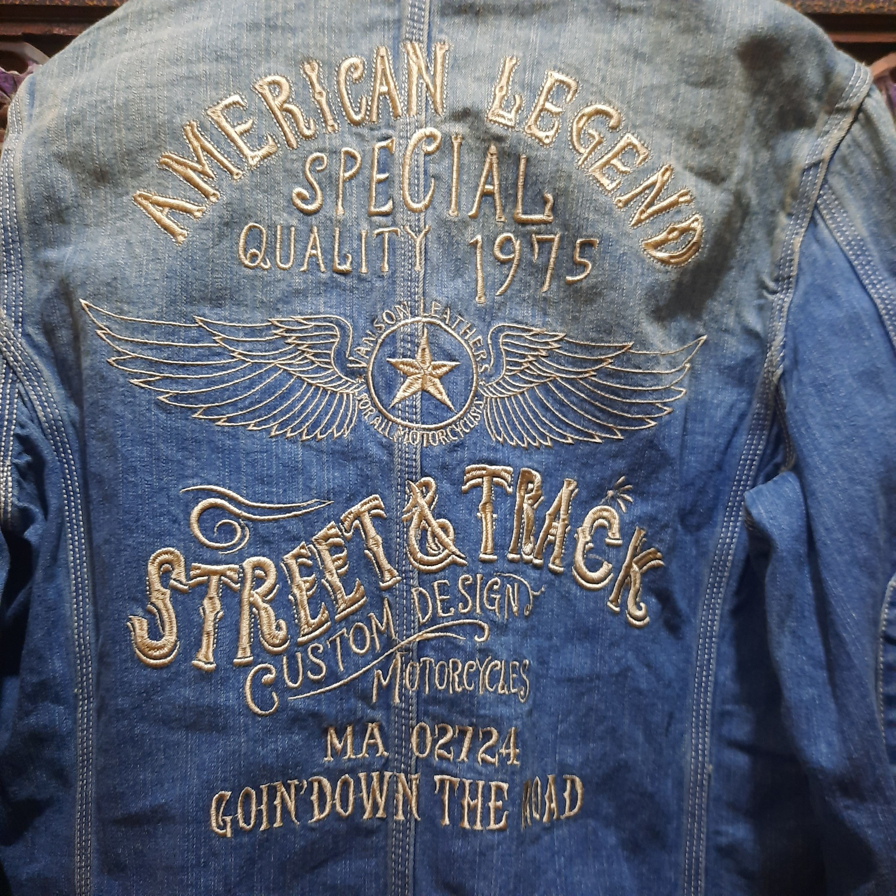 Vanson Leathers Vanson cottons denim chore jacket Size US M / EU 48-50 / 2 - 4 Thumbnail