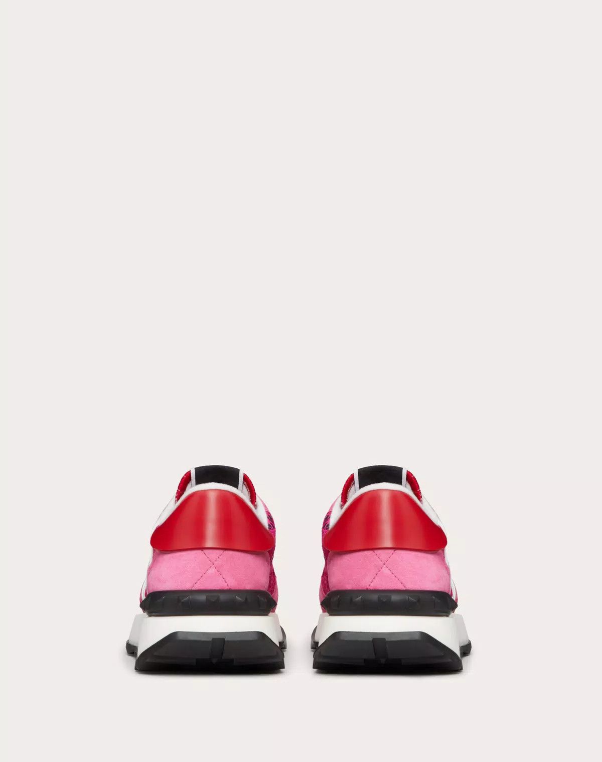 Valentino o1s1wg110625 Lace And Mesh Lacerunner Trainer in Multicolor Size US 10.5 / IT 40.5 - 3 Thumbnail