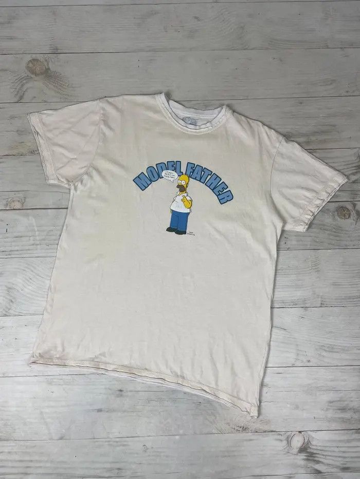 The Simpsons Vintage The Simpsons Model Father T Shirt 90s Size US L / EU 52-54 / 3 - 1 Thumbnail