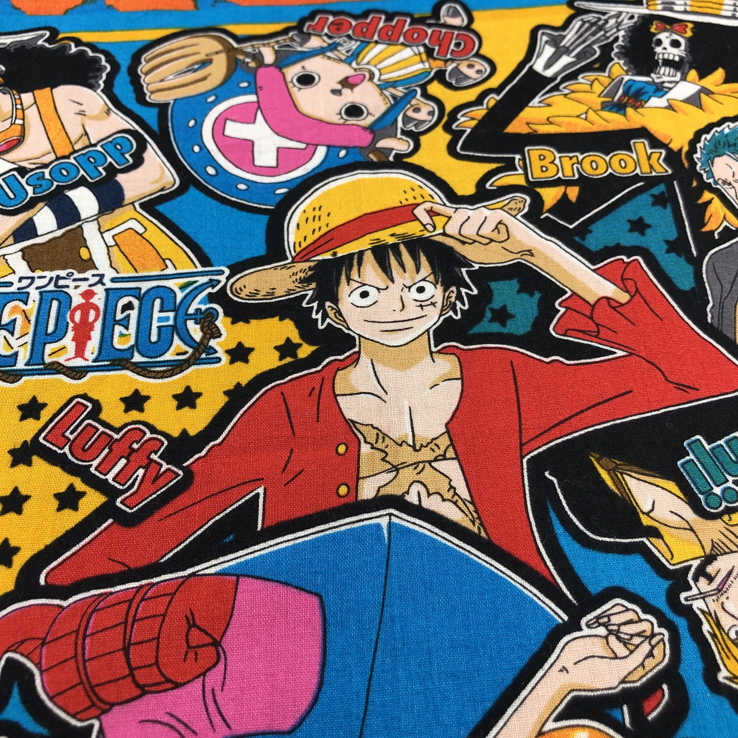 Anime × Japanese Brand × One Piece One Piece Characters Handkerchief Neckerchief Bandana X24 Size ONE SIZE - 5 Thumbnail