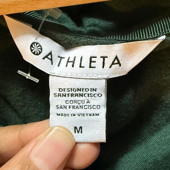 Athleta Athleta Purana Wrap Sweatshirt Hoodie Green Size M Size M / US 6-8 / IT 42-44 - 7 Thumbnail