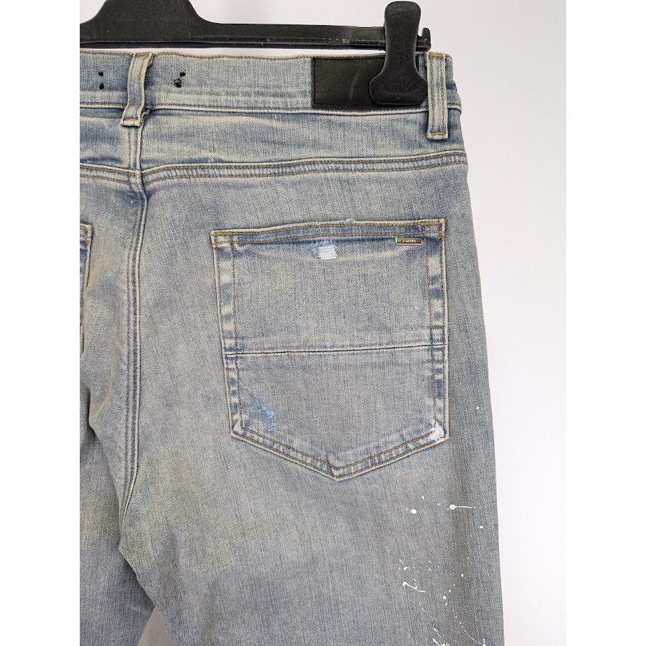 Amiri o1rshd1 MX1 Plaid Jeans in Clay Indigo Size US 36 / EU 52 - 17 Thumbnail