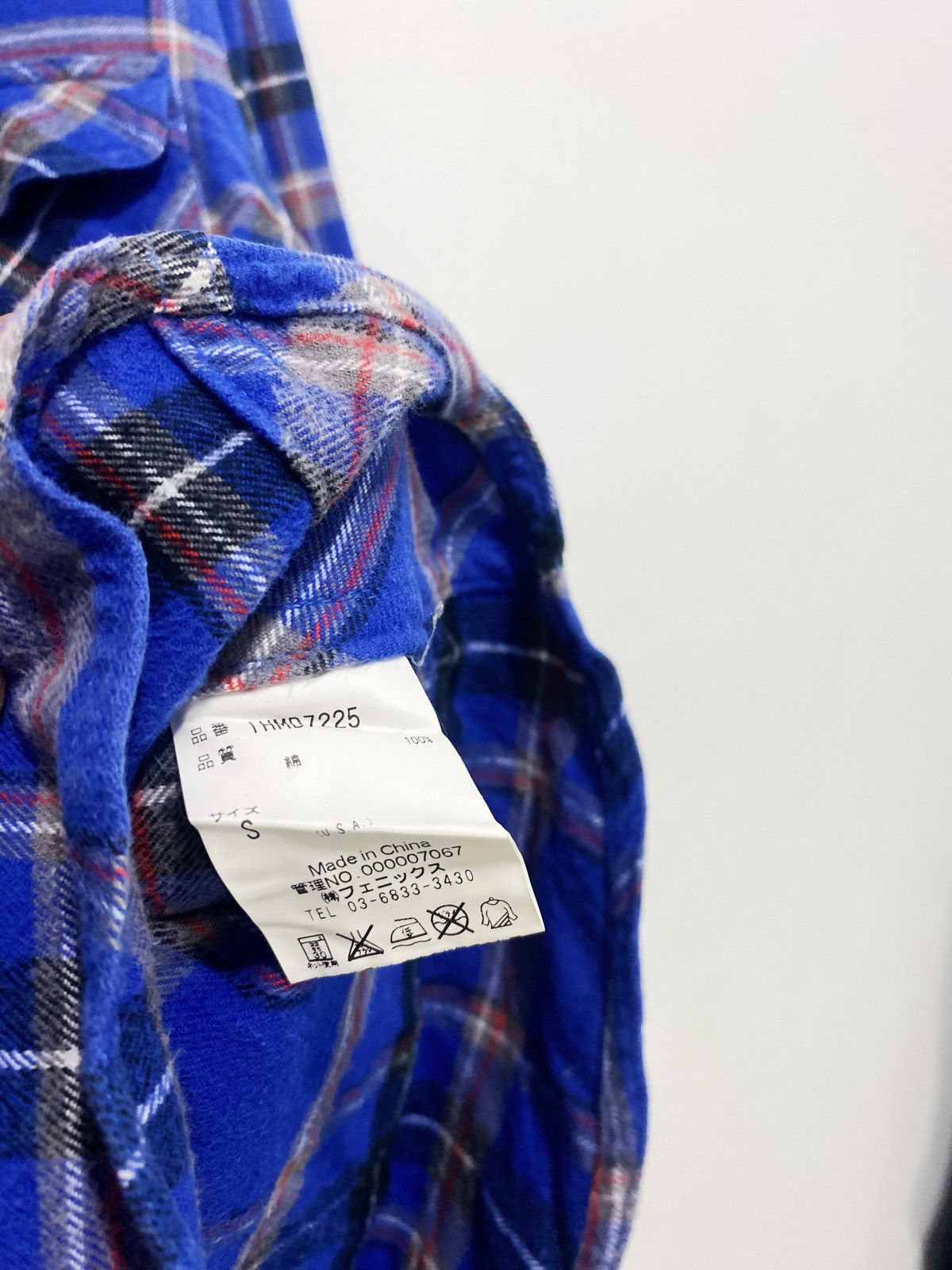 INHABIT Inhabitant Flannel Three-Quarter Length Sleeve Button Up Size US S / EU 44-46 / 1 - 13 Thumbnail