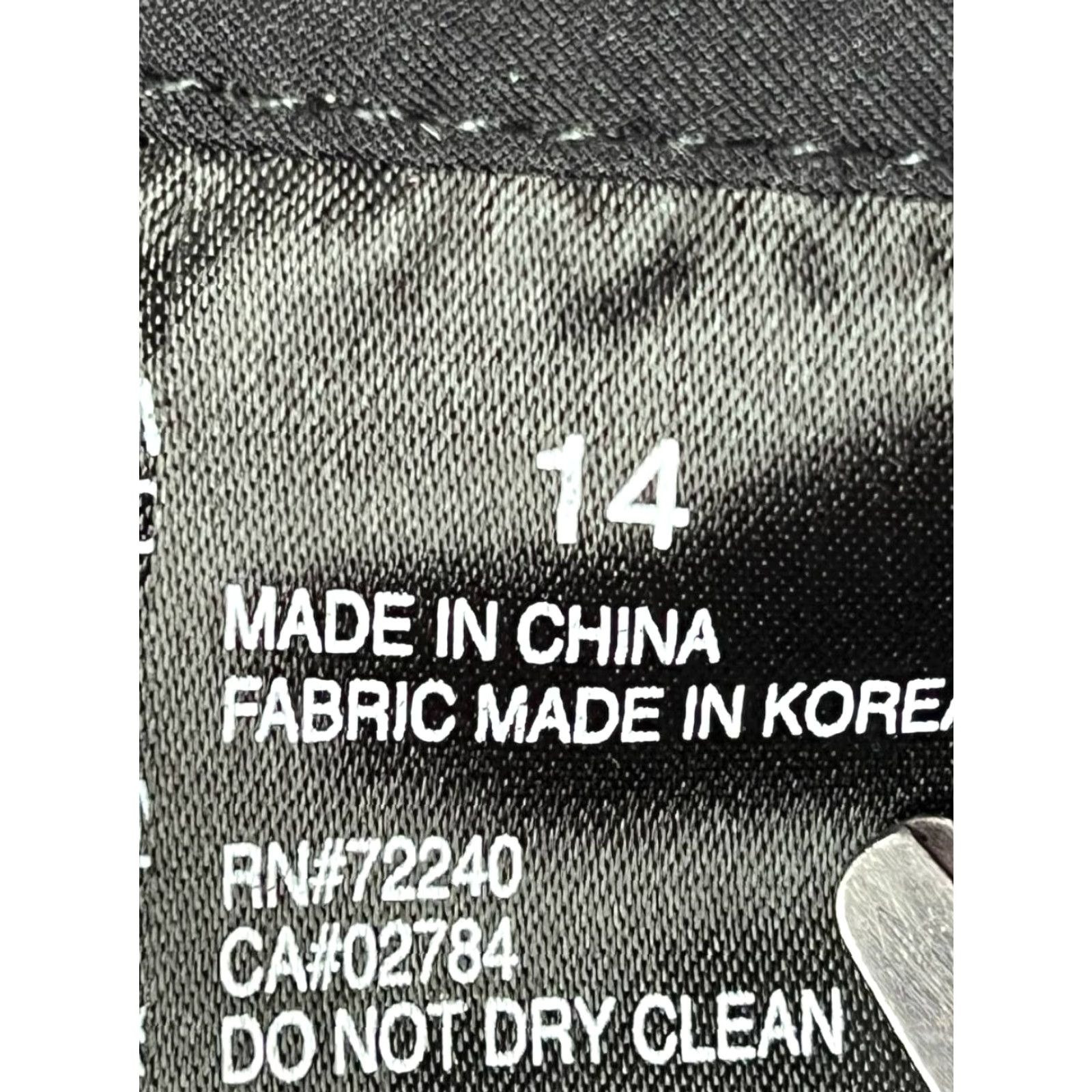 Vintage Nils Black Flare Pants Women's Size 14 Athletic Ankle Clean Comfort Easy Care Nylon Blended Fabric Knit Inseam 31.5 in Modern Athleisure Pants Size 36" / US 14 / IT 50 - 7 Thumbnail