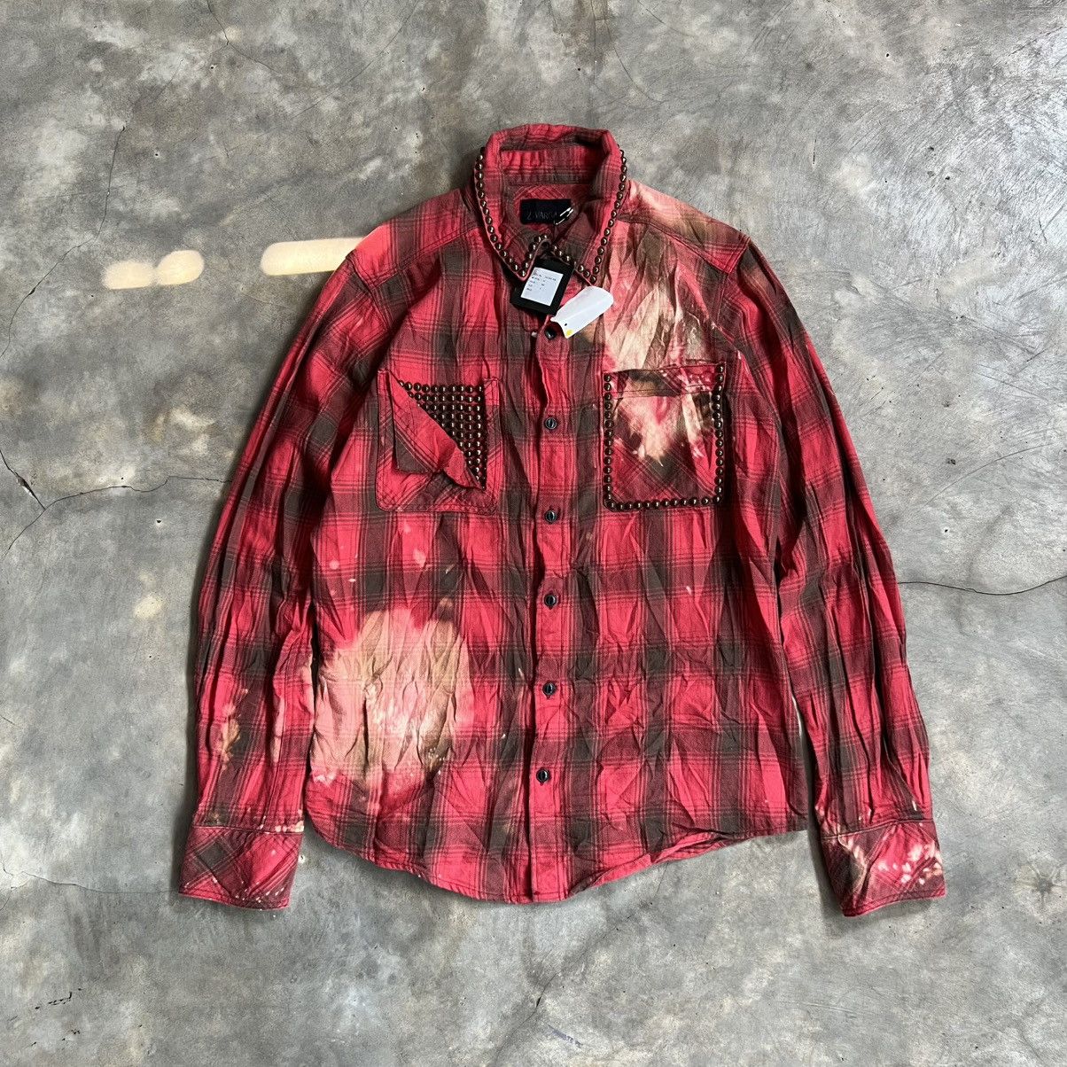 Le Grande Bleu (L.G.B.) 2000s Z.Vargas LGB Style Flannel Shirt Size US S / EU 44-46 / 1 - 1 Thumbnail