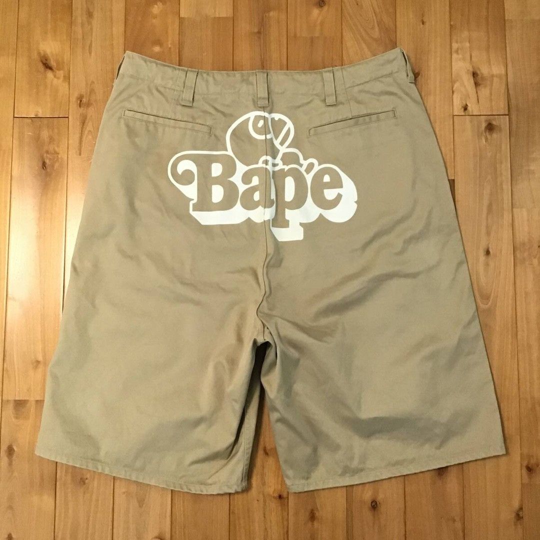 Bape BAPE Nap Milo Loose Fit Shorts a bathing ape NIGO ★size L Size US 34 / EU 50 - 1 Thumbnail