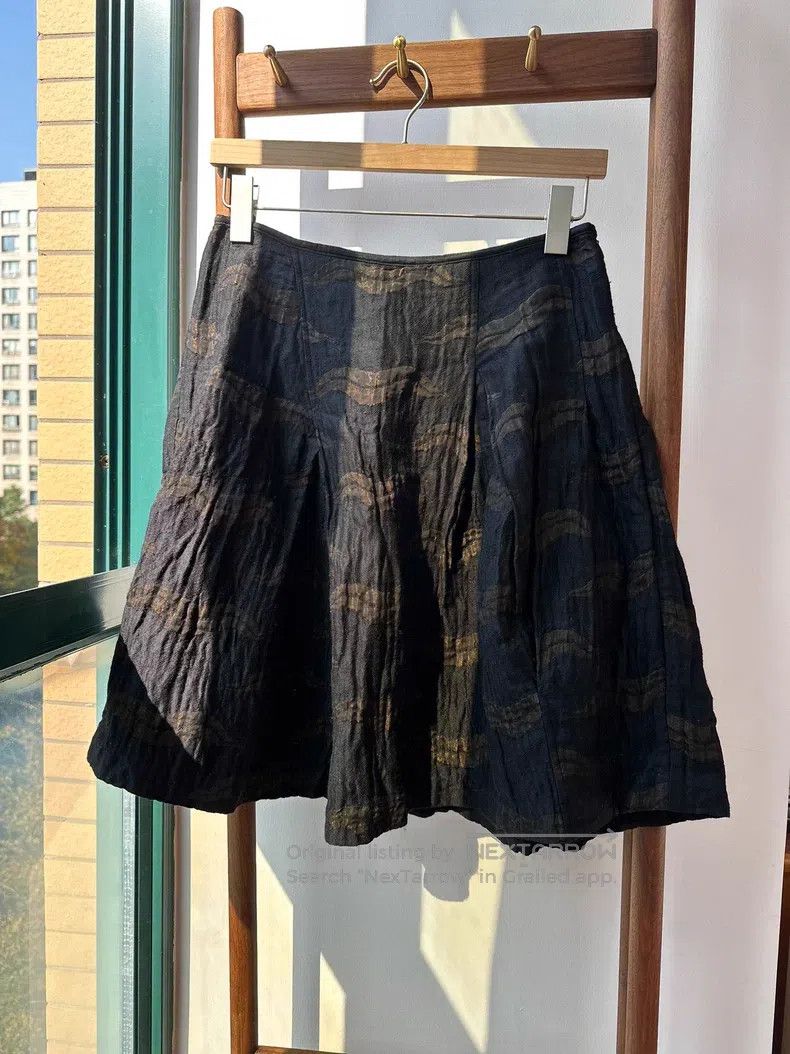 Dries Van Noten Dries Van Noten Black Midi Skirt Size 24" / US 00 / IT 34 - 2 Thumbnail