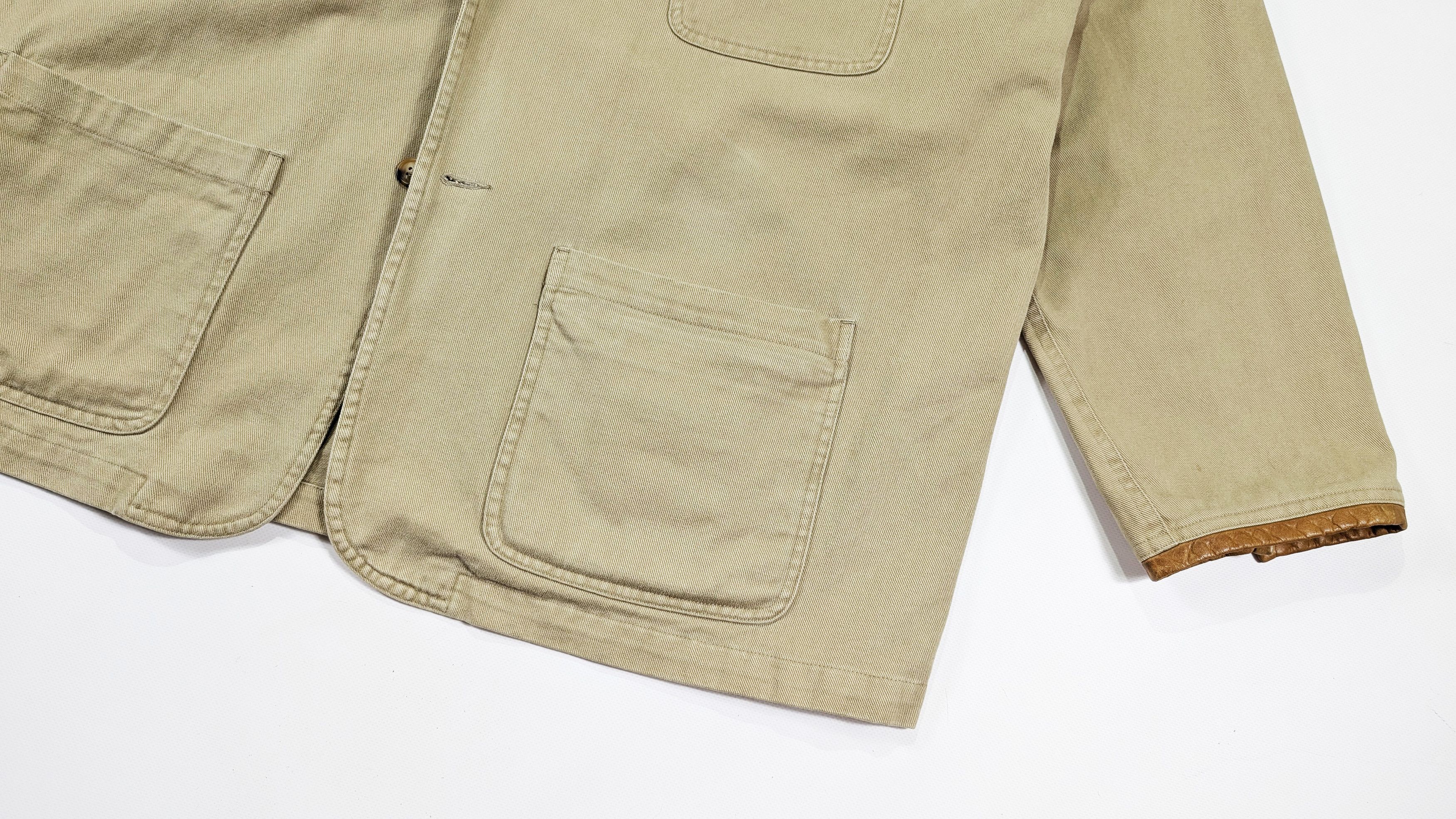 Orvis Orvis Zambezi Leather Elbow Patch Cotton Blazer Jacket Size US XXL / EU 58 / 5 - 5 Thumbnail
