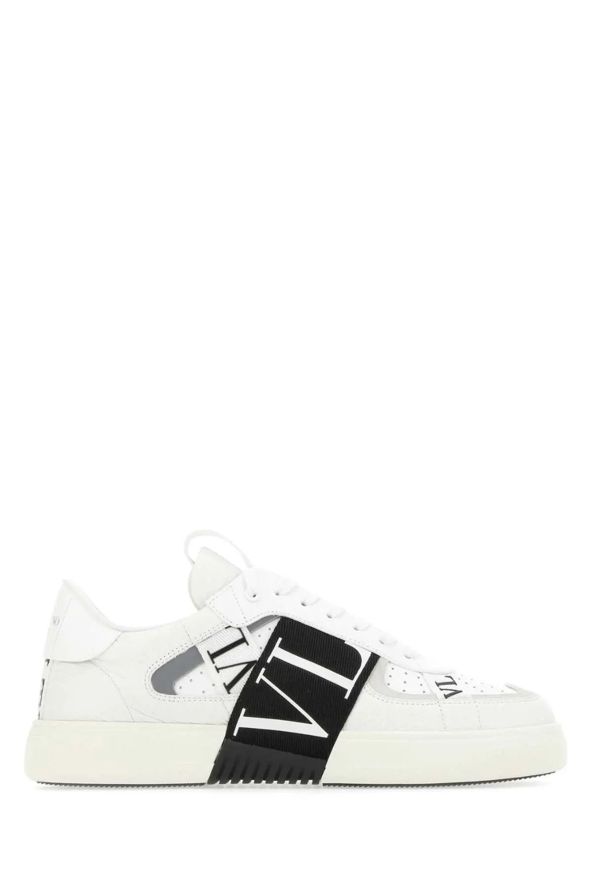 Valentino o1s22i1n1224 Low-Top Sneakers in White Black Size US 10 / EU 43 - 1 Thumbnail