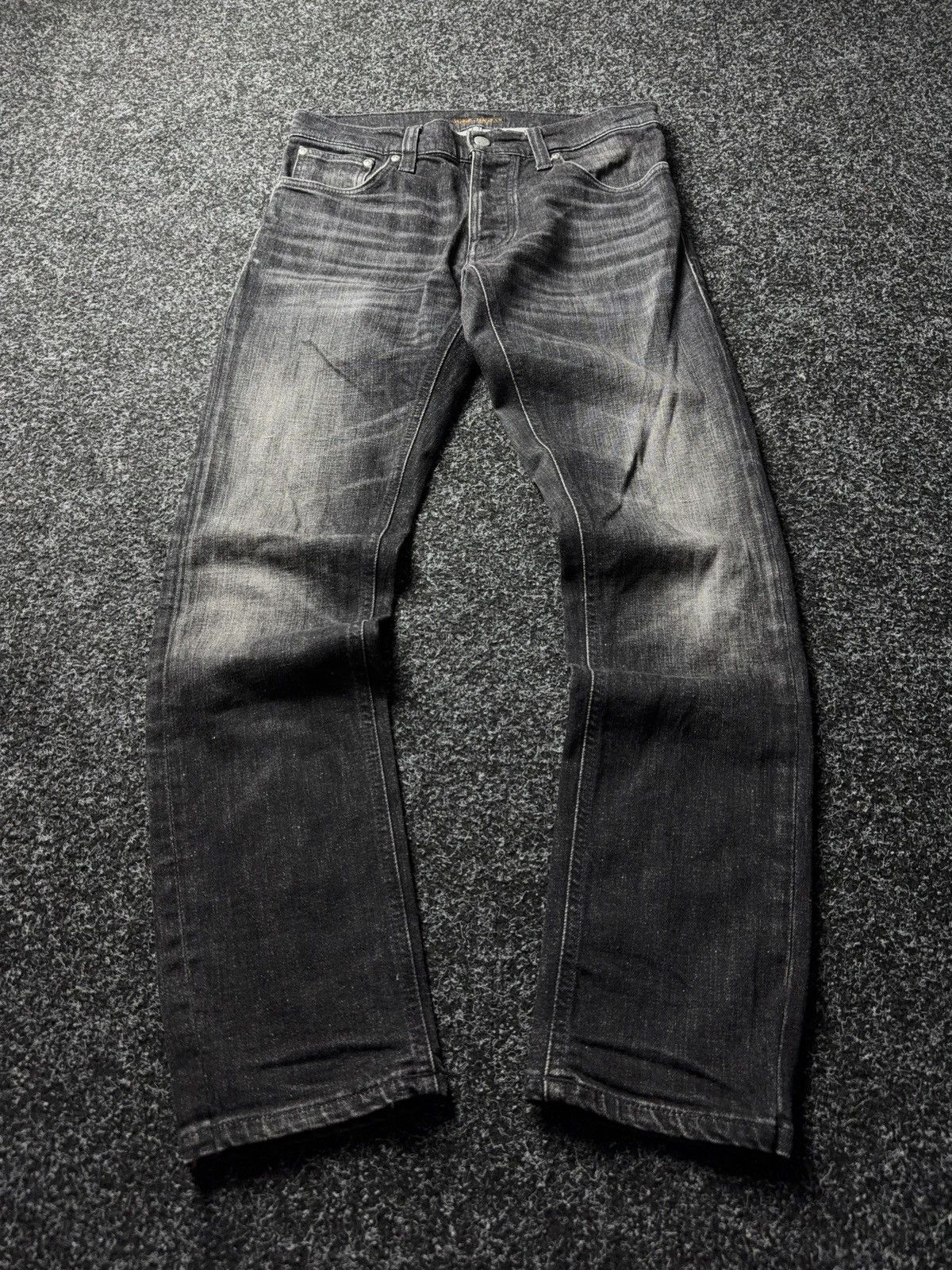 Nudie Jeans Luxury 00s Nudie Jeans Co Black Organic Denim Slim Fit Size US 30 / EU 46 - 1 Thumbnail