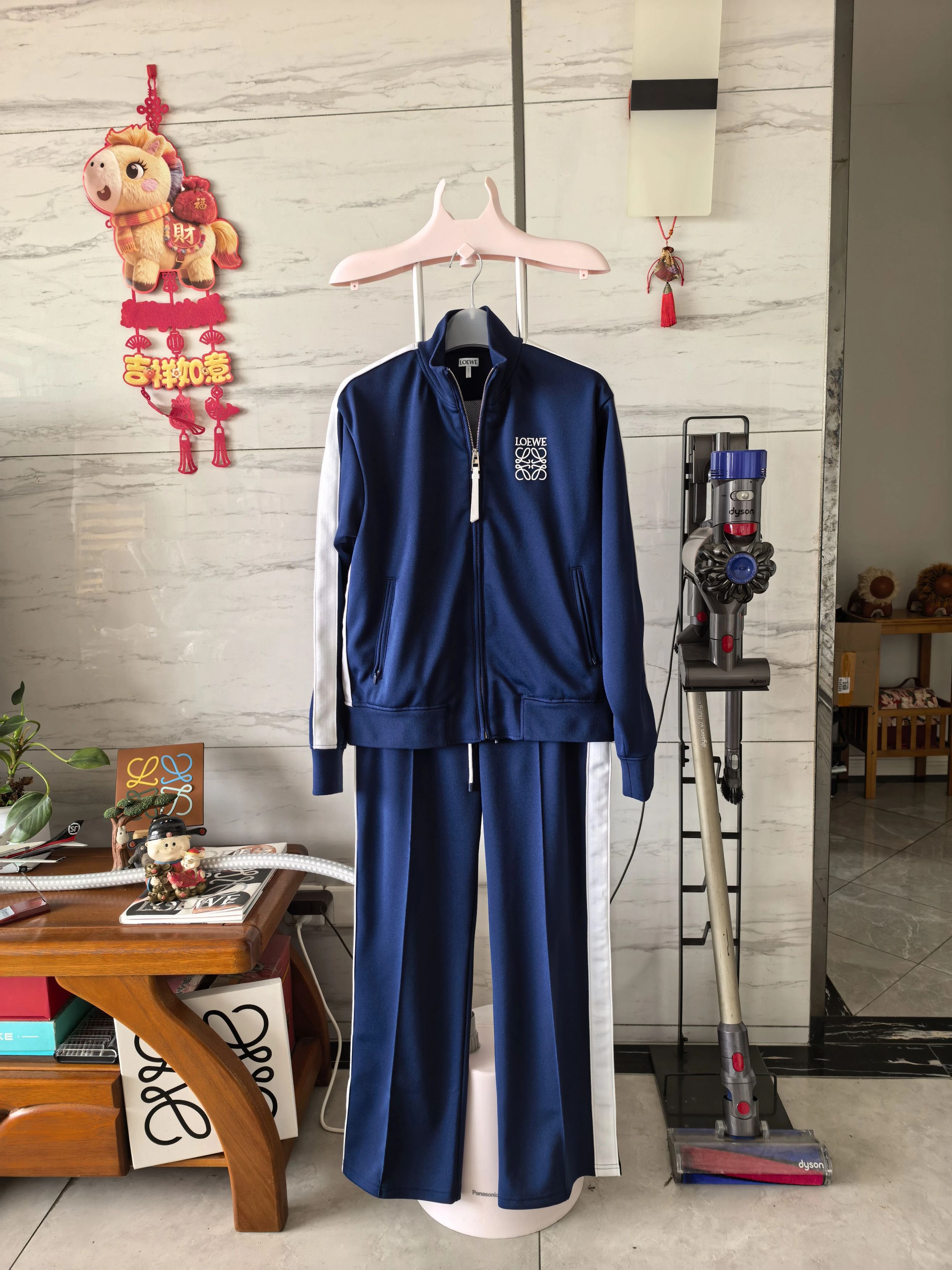 Loewe Loewe SS23 L/s Jacket & Drawstring Pants Set XS/S Size XS / US 0-2 / IT 36-38 - 1 Thumbnail