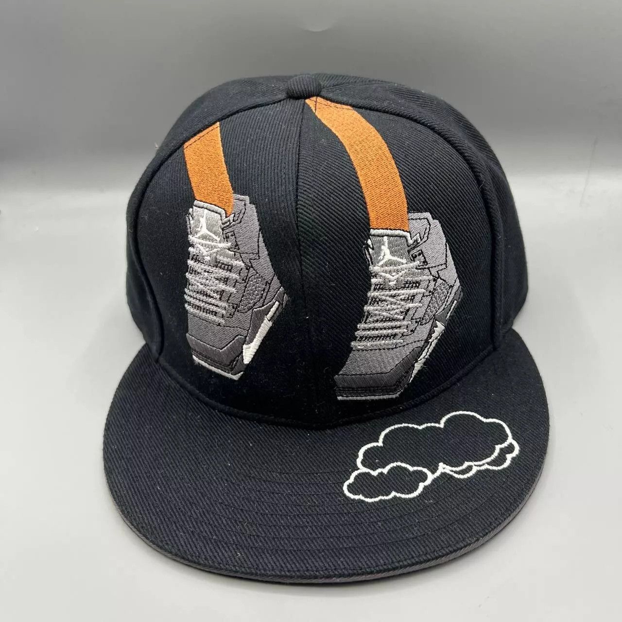 Jordan Brand Air Jordan AJ Retro 8 Hat Men 7 3/8 Embroidered Logo Fitted Size ONE SIZE - 1 Thumbnail