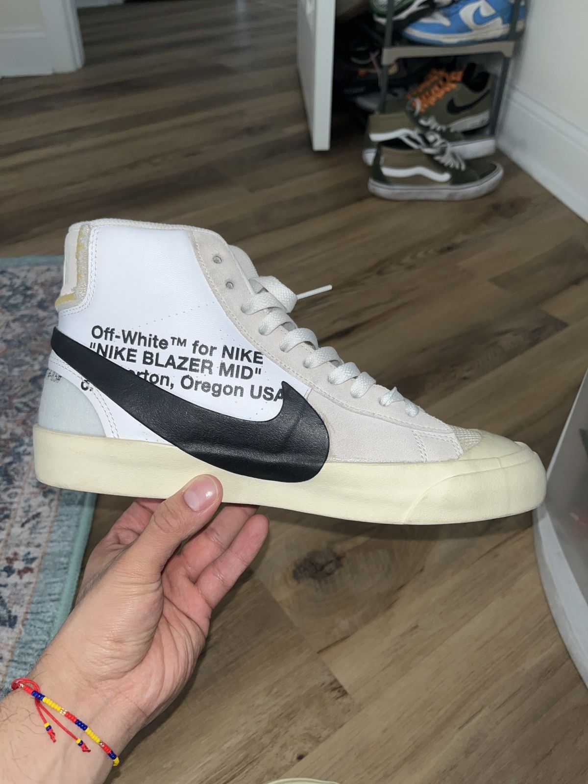 Nike × Off-White Nike OFF WHITE Blazer Mid “THE TEN” Size US 8 / EU 41 - 20 Thumbnail