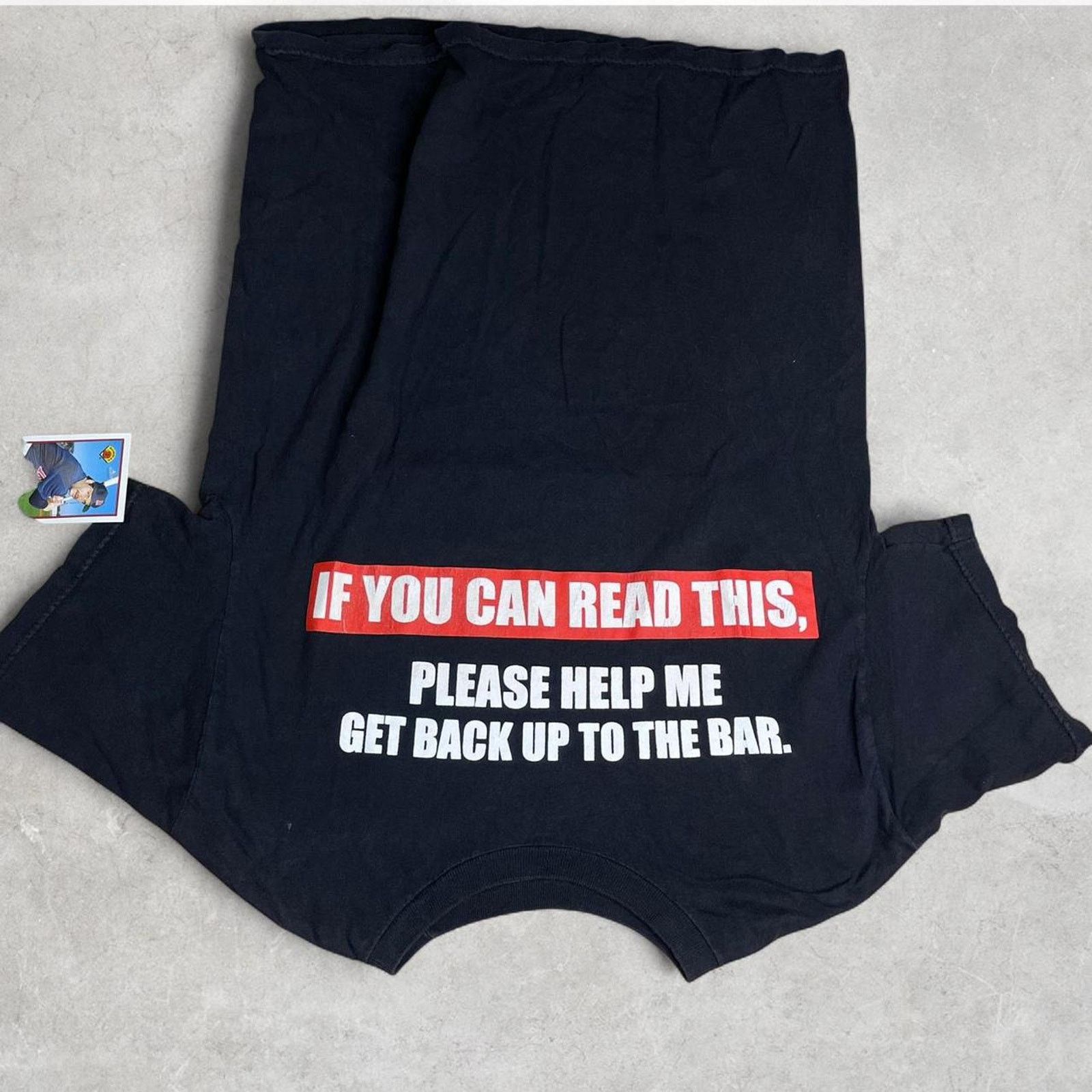 Vintage Funny Bar Graphic Tee size M/L Size US M / EU 48-50 / 2 - 1 Thumbnail