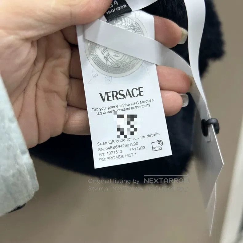 Versace Versace Jacquard zip-up pullover Size XL / US 12-14 / IT 48-50 - 4 Thumbnail