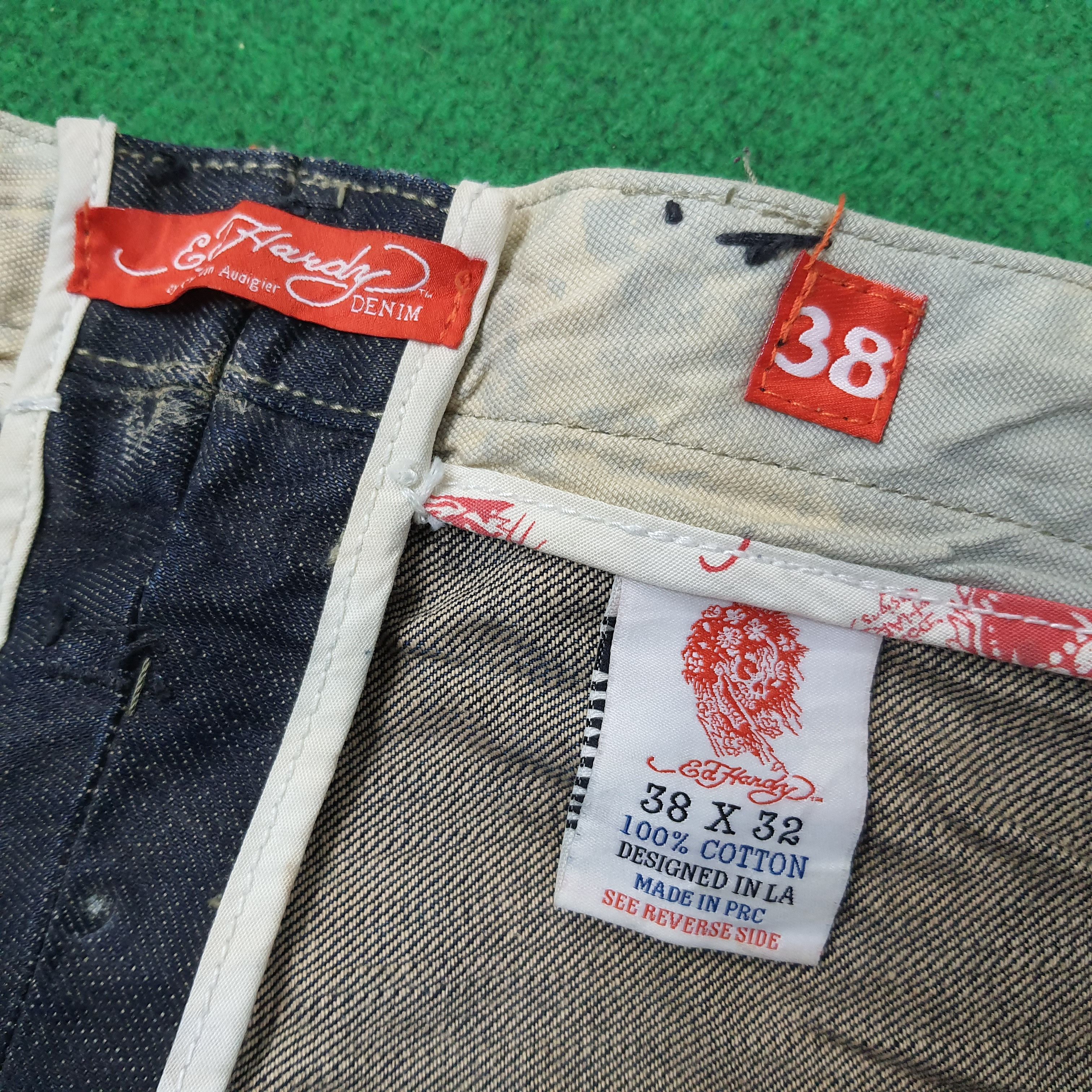 Ed Hardy Vintage Ed Hardy by Christian Audigier Jeans C258N15 Size US 38 / EU 54 - 7 Thumbnail