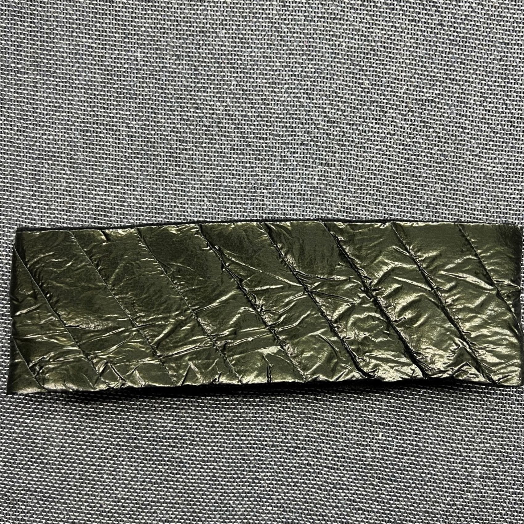 Vintage POC Thermo Duck Down Headband One Size Adjustable Green Lined Goose Unisex Adults Headband Winter Warmth Mens Womens Size ONE SIZE - 2 Thumbnail
