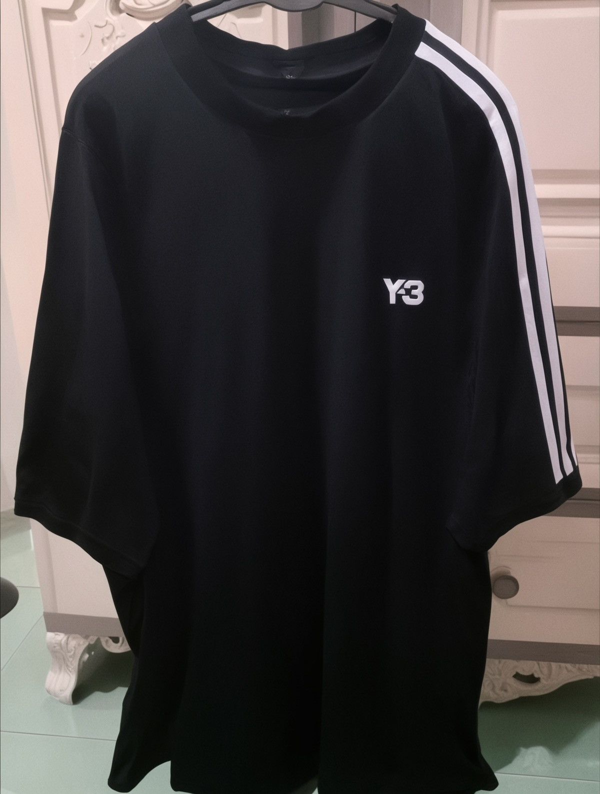 Adidas Adidas Y-3 Stripes Tee Black Size US L / EU 52-54 / 3 - 3 Thumbnail