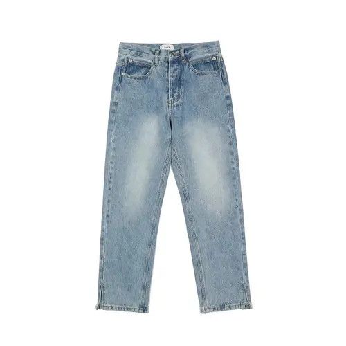 VIBE Men's American style washed distressed irregular jeans Size US 32 / EU 48 - 7 Thumbnail