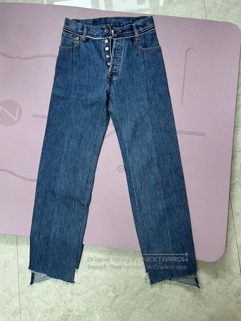 Vetements Vetements size XS 3D Patchwork Denim Pants Size 22" - 1 Thumbnail