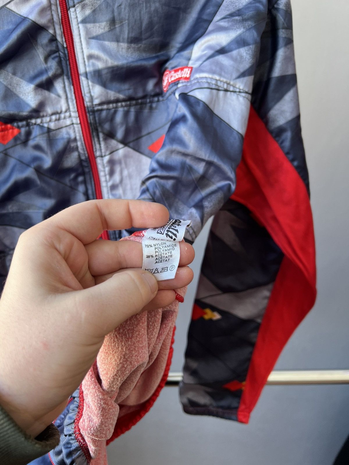 Vintage 1970/80 CASTELLI VINTAGE WINDSTOPPER BIKE CYCLING JACKET 7 Size US XL / EU 56 / 4 - 13 Thumbnail