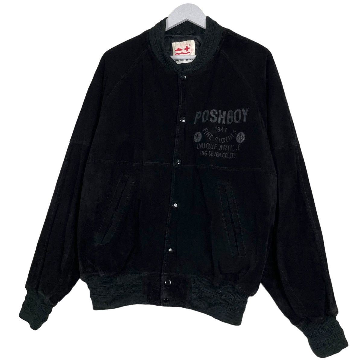Japanese Brand × Sports Specialties 💥80s POSH BOY BIG LOGO VARSITY JACKET Size US M / EU 48-50 / 2 - 3 Thumbnail