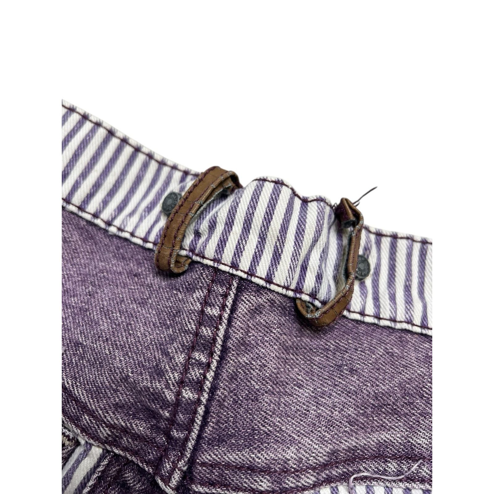 Vintage Vintage Retro Major Damage Women’s Purple Patchwork Jeans Size 30" / US 8 / IT 44 - 9 Thumbnail