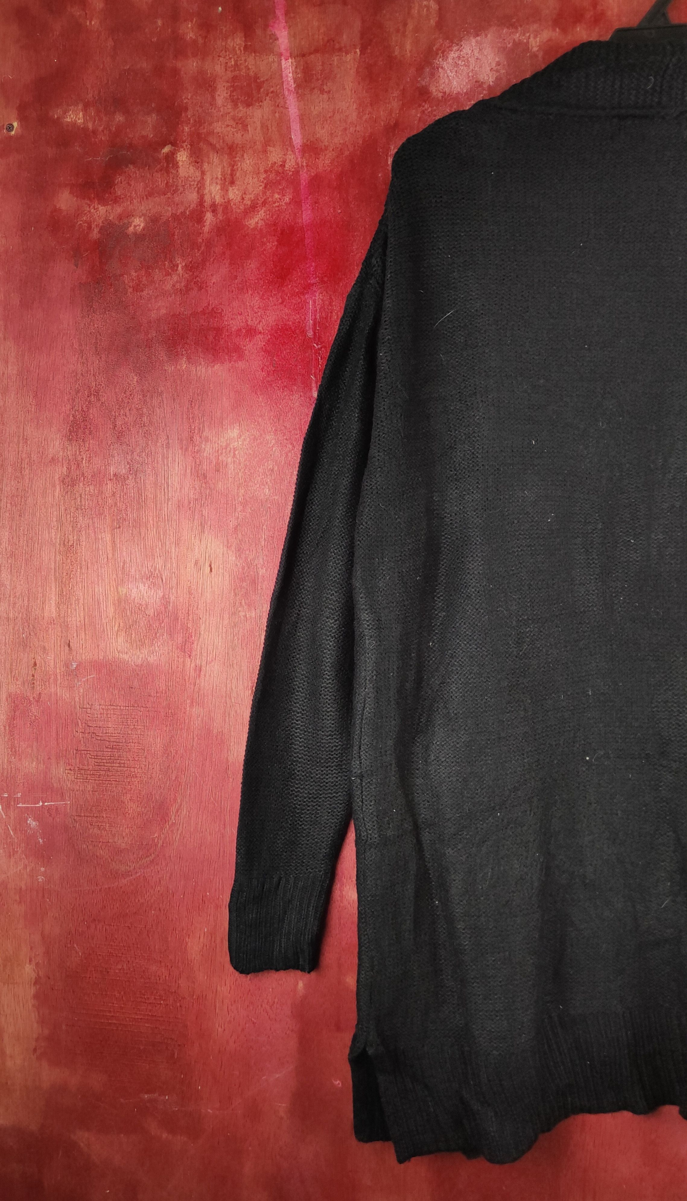 Japanese Brand Growth by Grail Black Knitwear Cardigan #S2349 Size US L / EU 52-54 / 3 - 9 Thumbnail