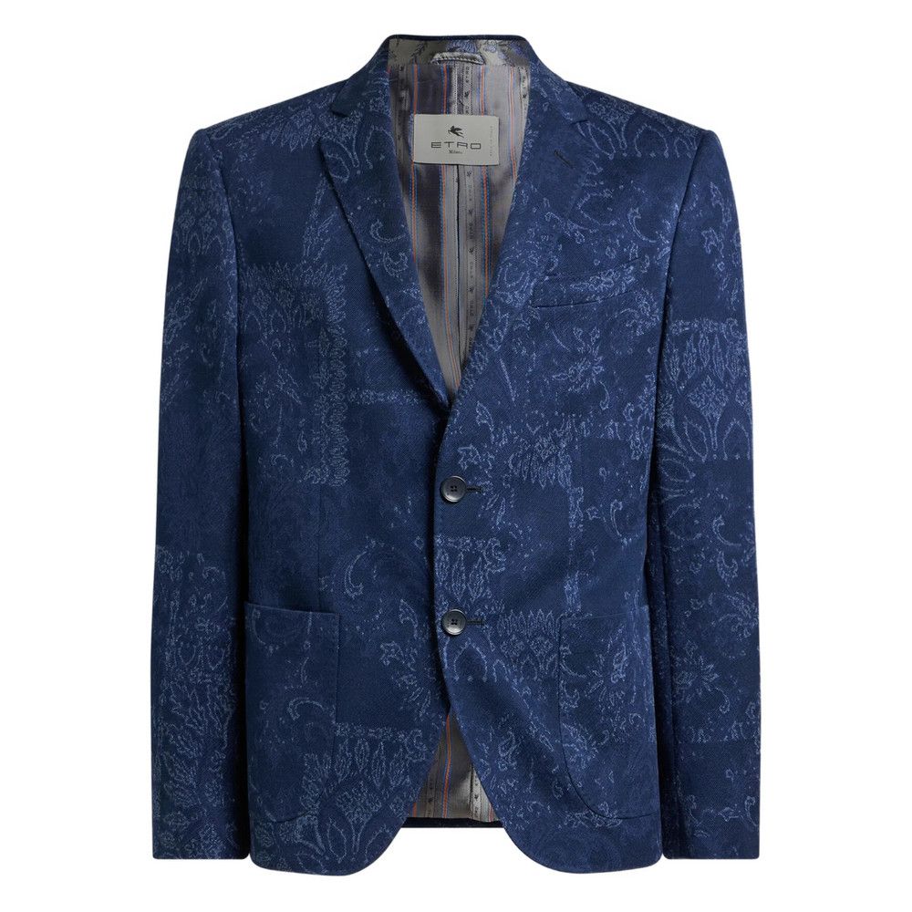 Etro Etro BLUE Jackets - Suit & Dinner Jackets Size US L / EU 52-54 / 3 - 1 Thumbnail
