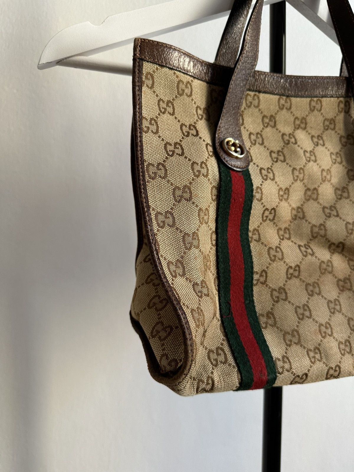 Gucci Gucci Vintage 70s-80s Rare Monogramme GG Archive Leather Bag Size ONE SIZE - 2 Thumbnail
