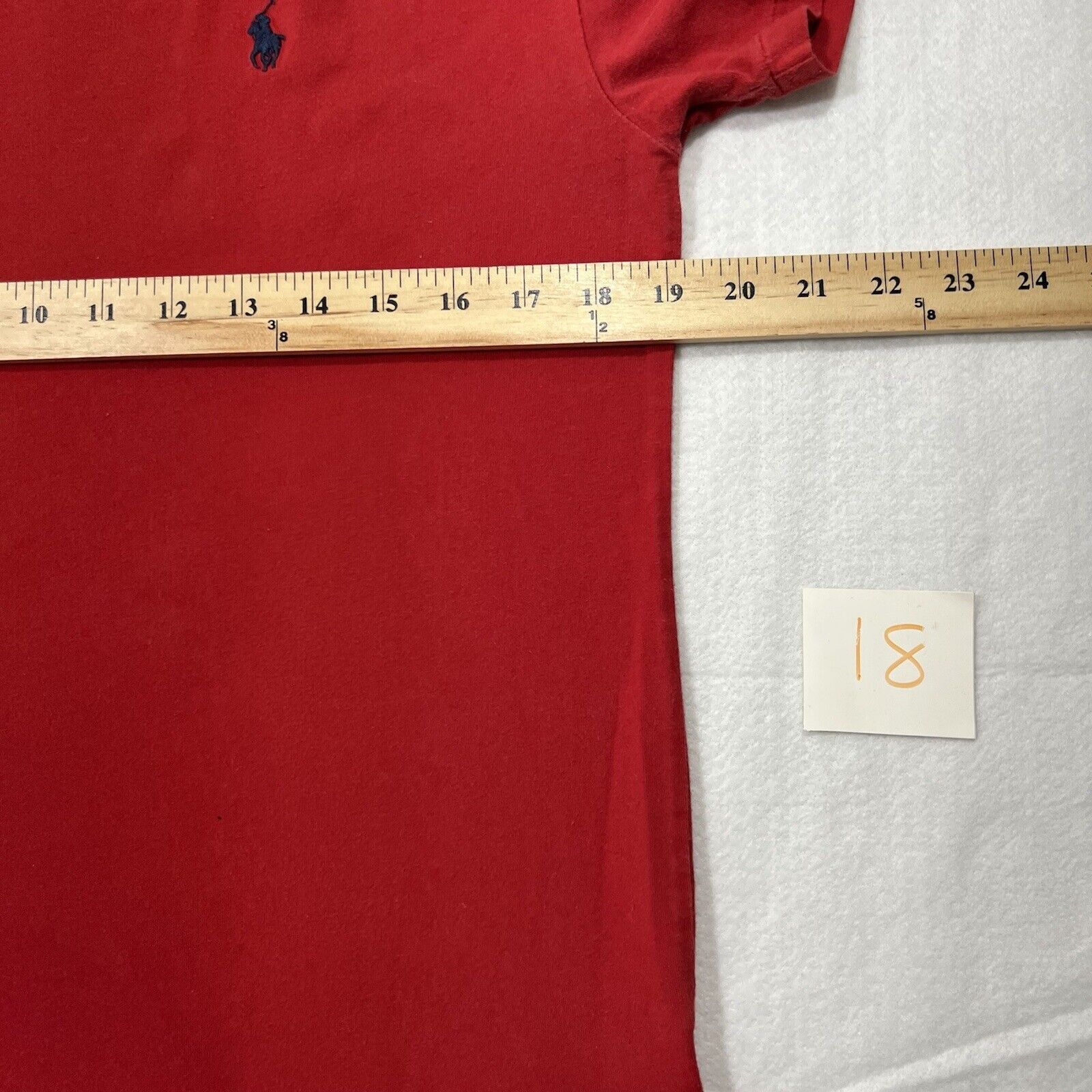 Polo Ralph Lauren Polo Ralph Lauren Small Red T Shirt Navy Blue Pony Logo Size US S / EU 44-46 / 1 - 7 Thumbnail