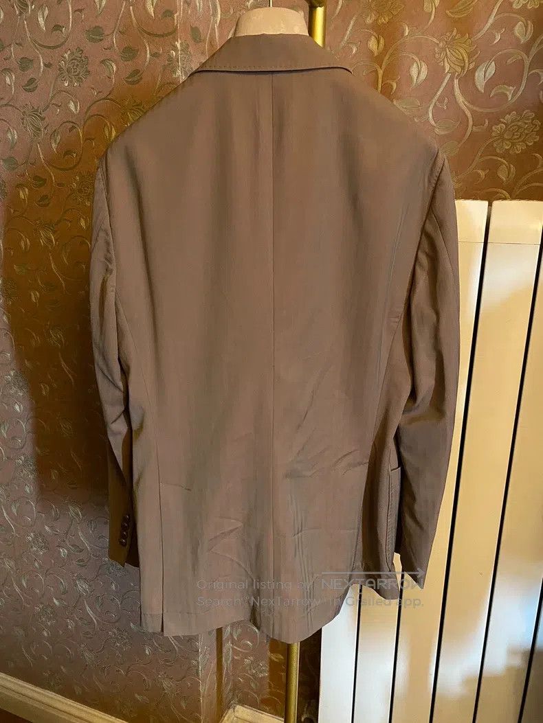 Brunello Cucinelli Brunello Cucinelli Wool Double-breasted Suit Jacket Size 48L - 4 Thumbnail