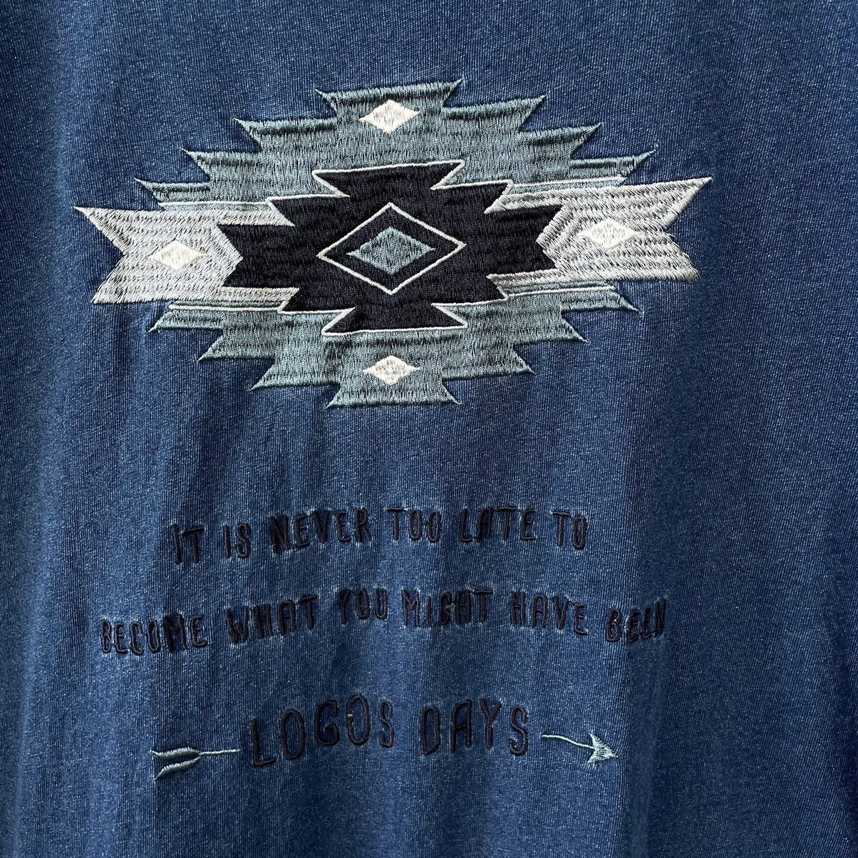 Other Vintage Logos Days Embroidered Navajo Motive Pendleton Style Size US XL / EU 56 / 4 - 2 Thumbnail
