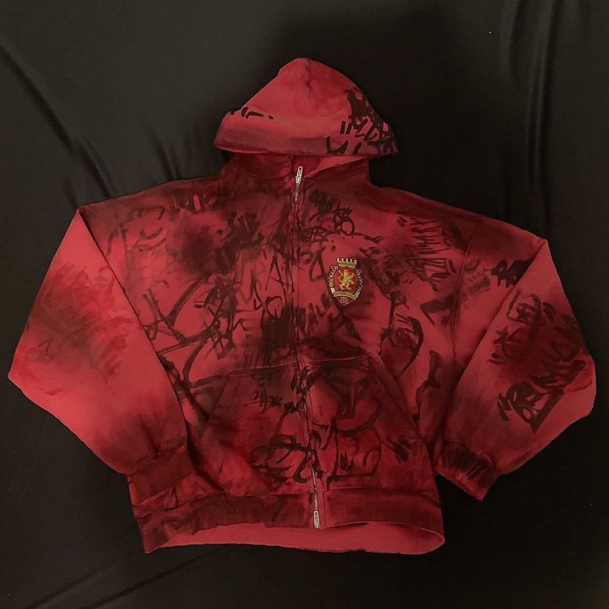 image of Balenciaga Skater Graffiti in Red, Men's (Size Small)