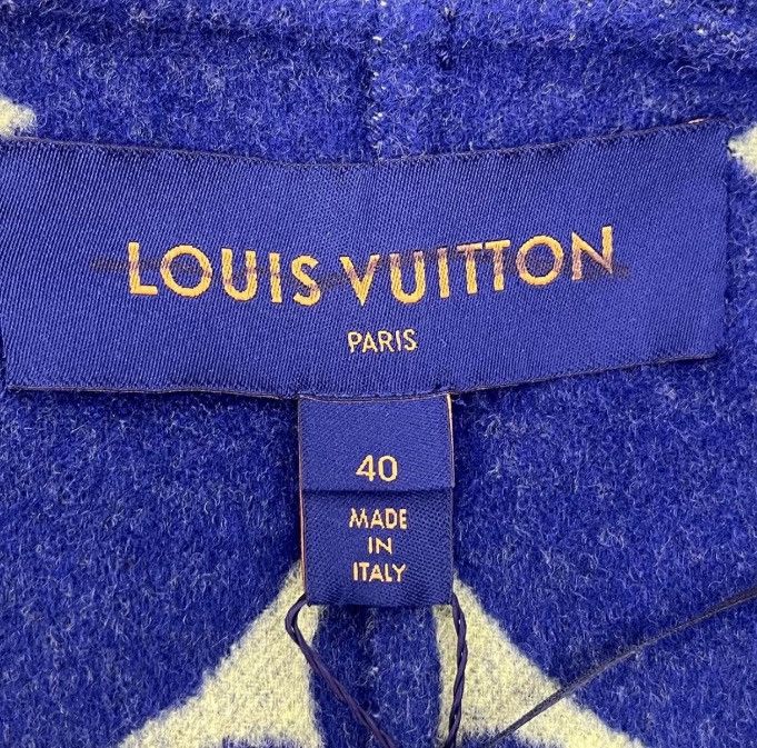 Louis Vuitton Louis Vuitton blue woolen coat 2412-Nextarrow Size US XXS / EU 40 - 4 Thumbnail