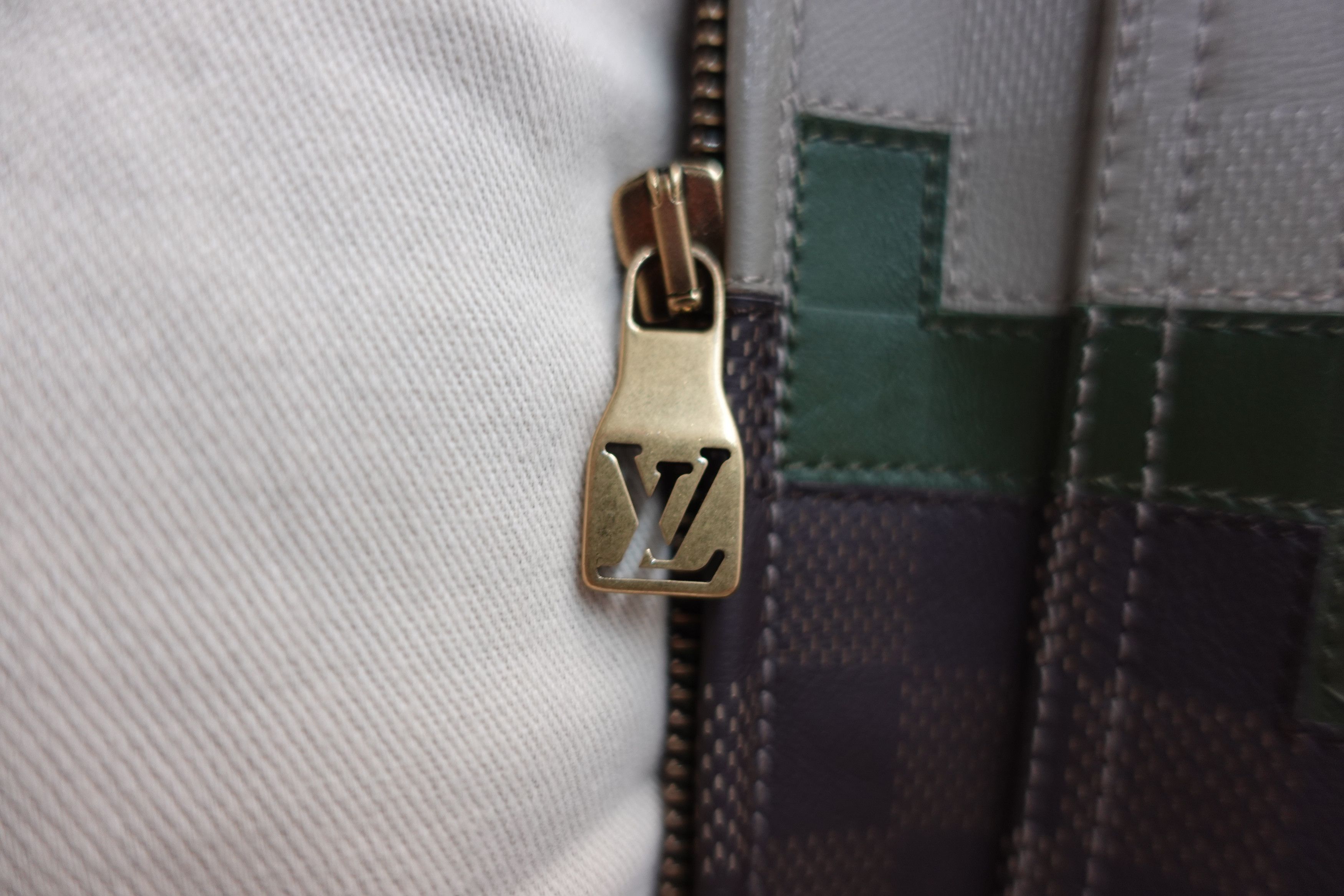 Louis Vuitton Louis Vuitton Damoflage Leather Hooded Jacket Size US L / EU 52-54 / 3 - 5 Thumbnail