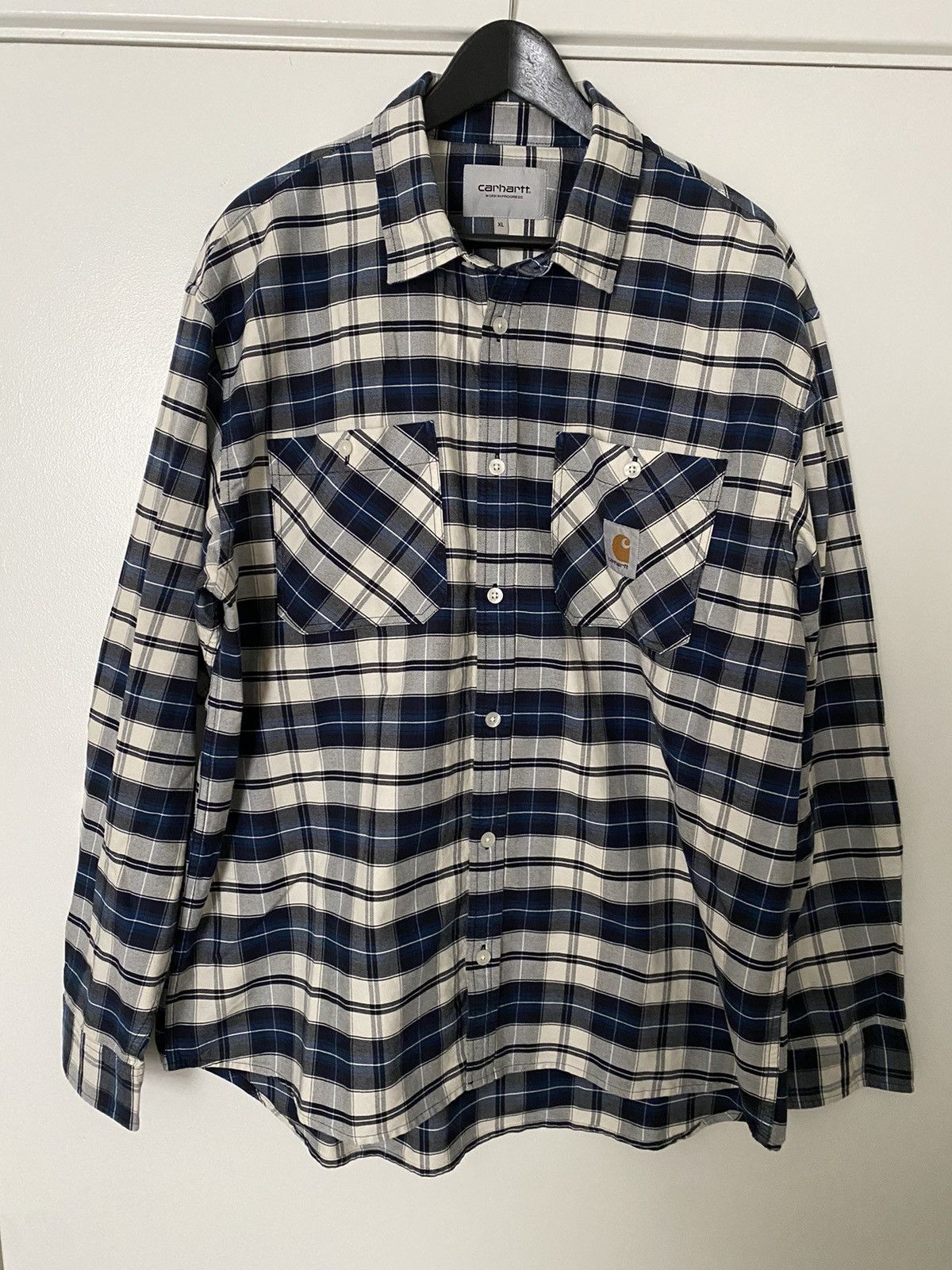 Carhartt Wip Carhartt WIP L/S Tarbell Check Shirt XL NWT Size US XL / EU 56 / 4 - 1 Thumbnail