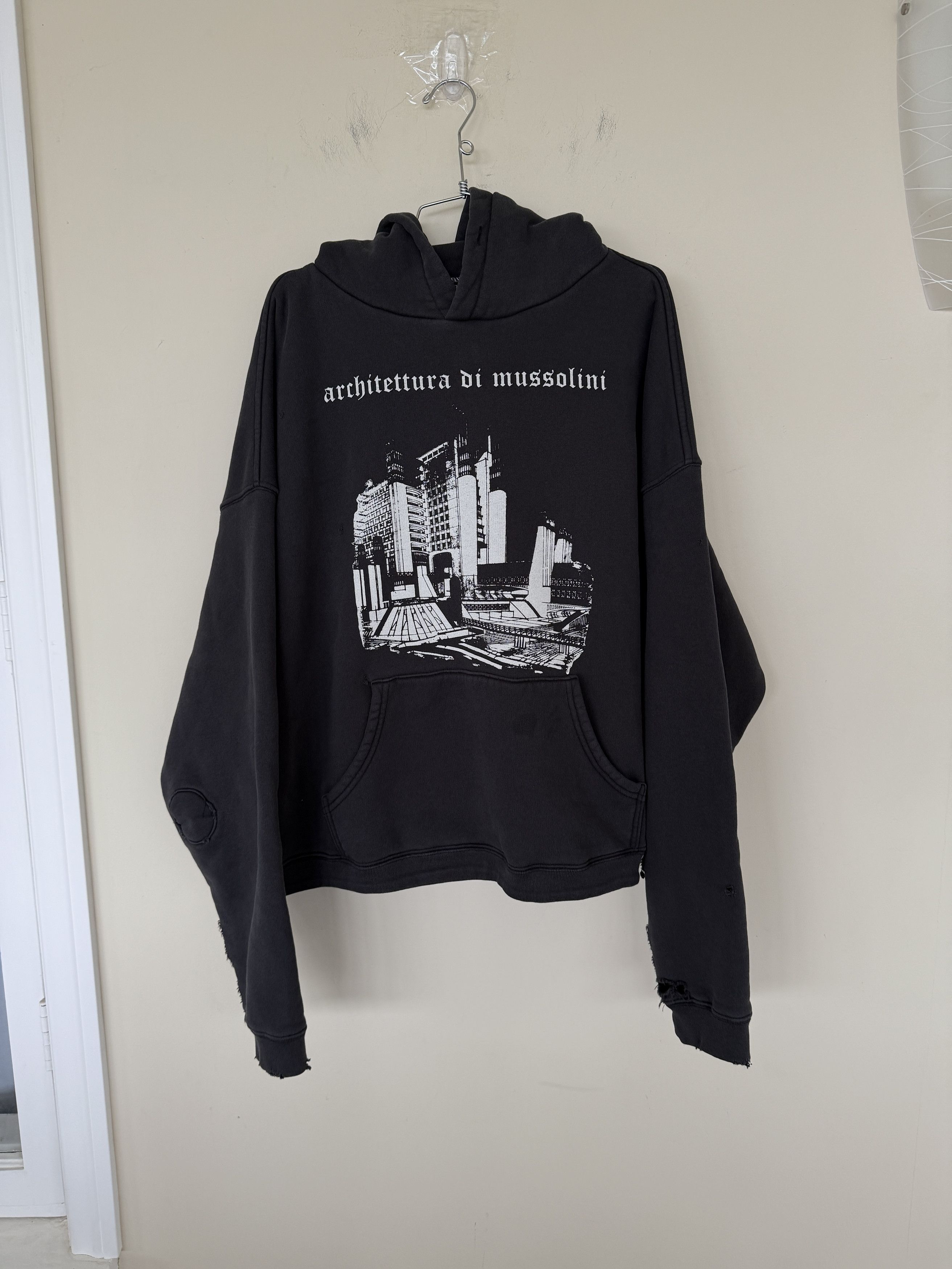 Enfants Riches Deprimes × Maxfield Los Angeles ERD ARCHITETTURA DI MUSSOLINI HOODIE Size US L / EU 52-54 / 3 - 1 Thumbnail