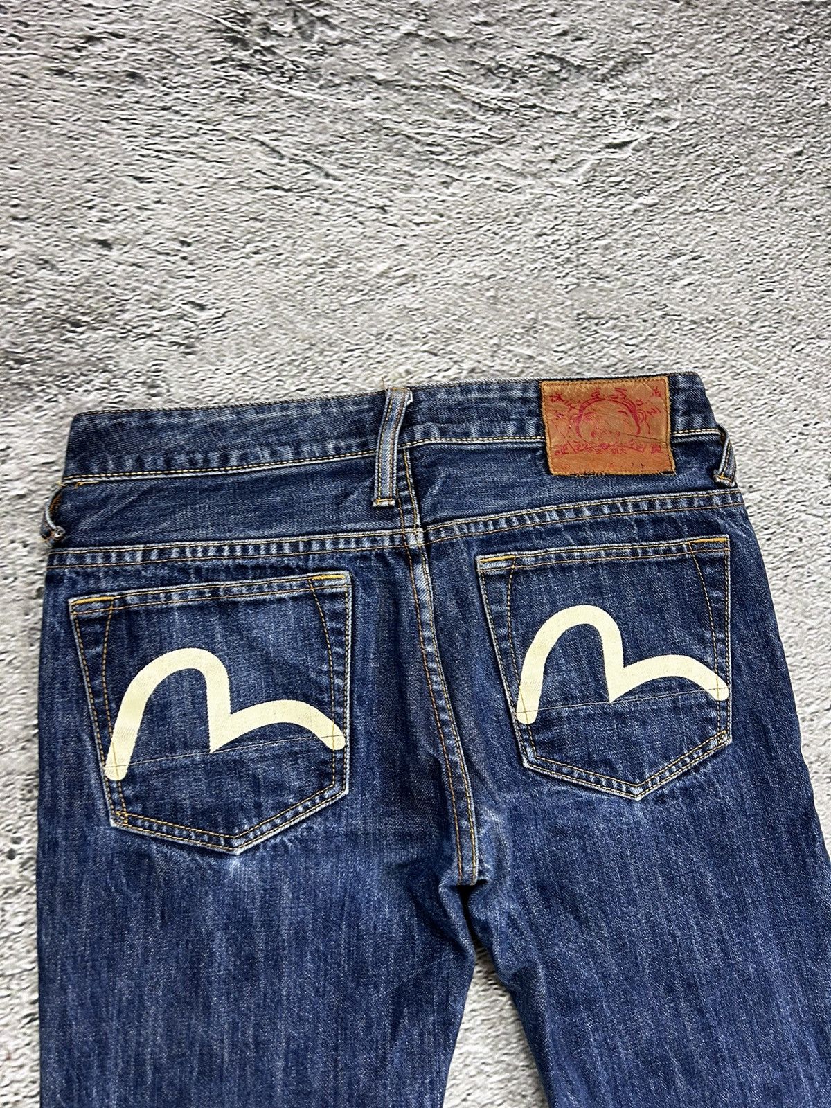 Evisu × Japanese Brand × Vintage Evisu jeans vintage navy white seagulls Genes Size US 30 / EU 46 - 2 Thumbnail