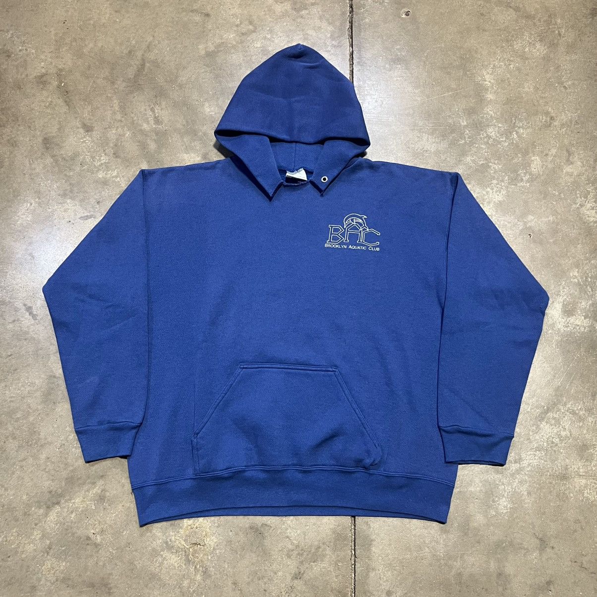 Vintage Vintage 80s Discus Athletic Hoodie Sweatshirt Brooklyn NYC Size US XL / EU 56 / 4 - 4 Thumbnail