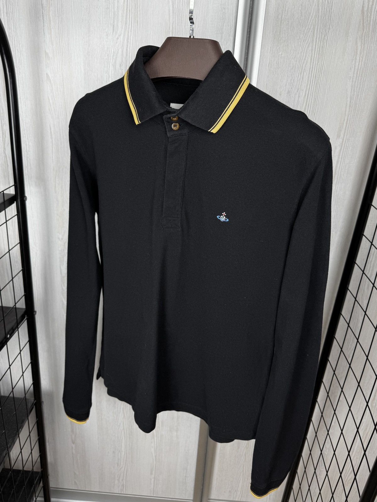 Vivienne Westwood Vivienne Westwood black striped rugby polo shirt Size US L / EU 52-54 / 3 - 7 Thumbnail
