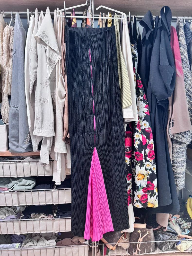 Issey Miyake Issey Miyake Black velvet halter dress Size M / US 6-8 / IT 42-44 - 5 Thumbnail