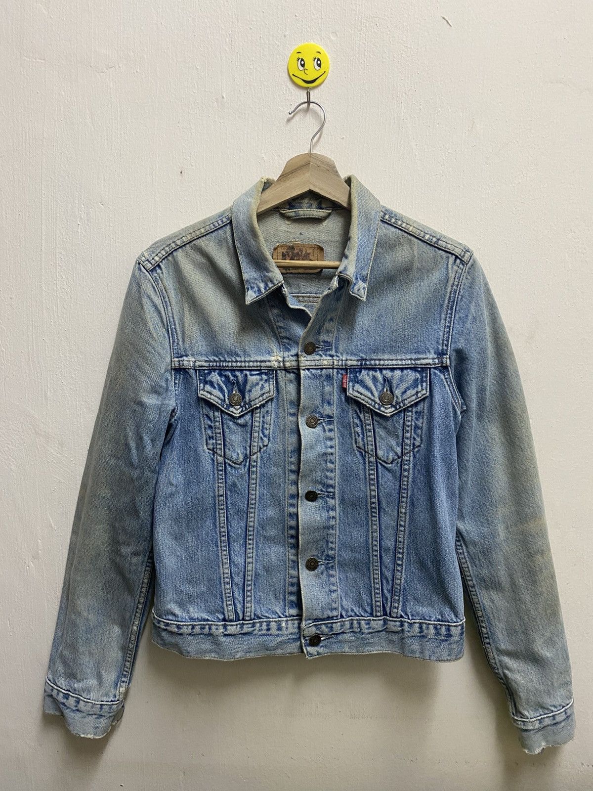 Levi's Vintage Clothing Levi's Faded Denim Jaket Size US XS / EU 42 / 0 - 1 Thumbnail