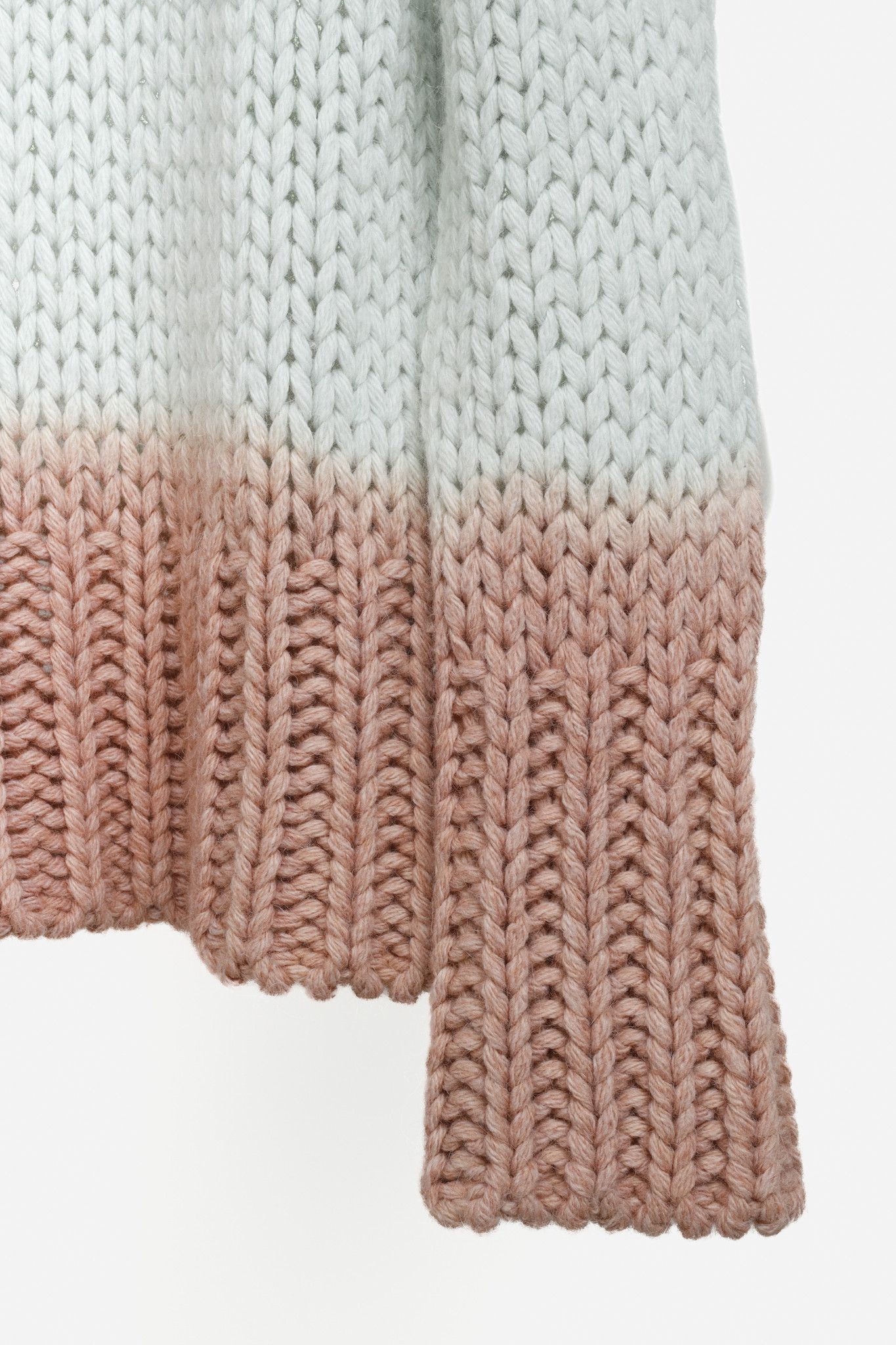 Acne Studios Acne Studios Chunky Oversized Green Pink Loose Knit Sweater Size M / US 6-8 / IT 42-44 - 6 Thumbnail
