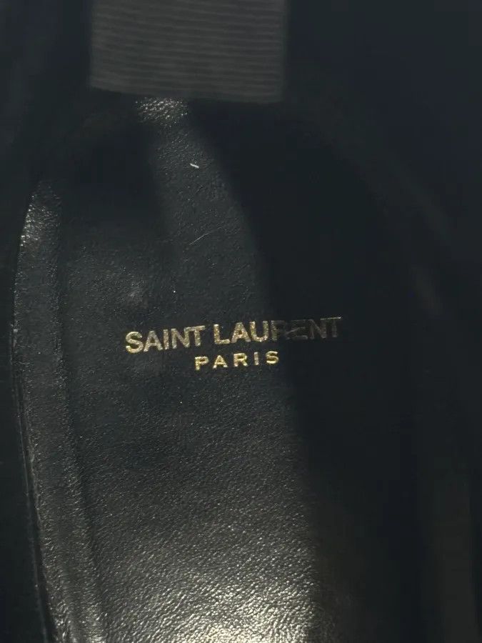 Saint Laurent Paris SS2014 Saint Laurent Black Zebra Leather Boots by Hedi Slimane Size US 8 / EU 41 - 17 Thumbnail